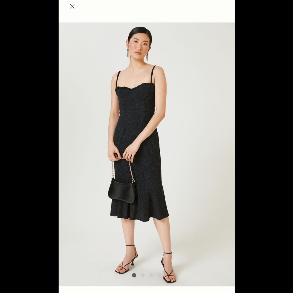 NWT ANTHROPOLOGIE HUTCH SWEETHEART MIDI DRESS XL